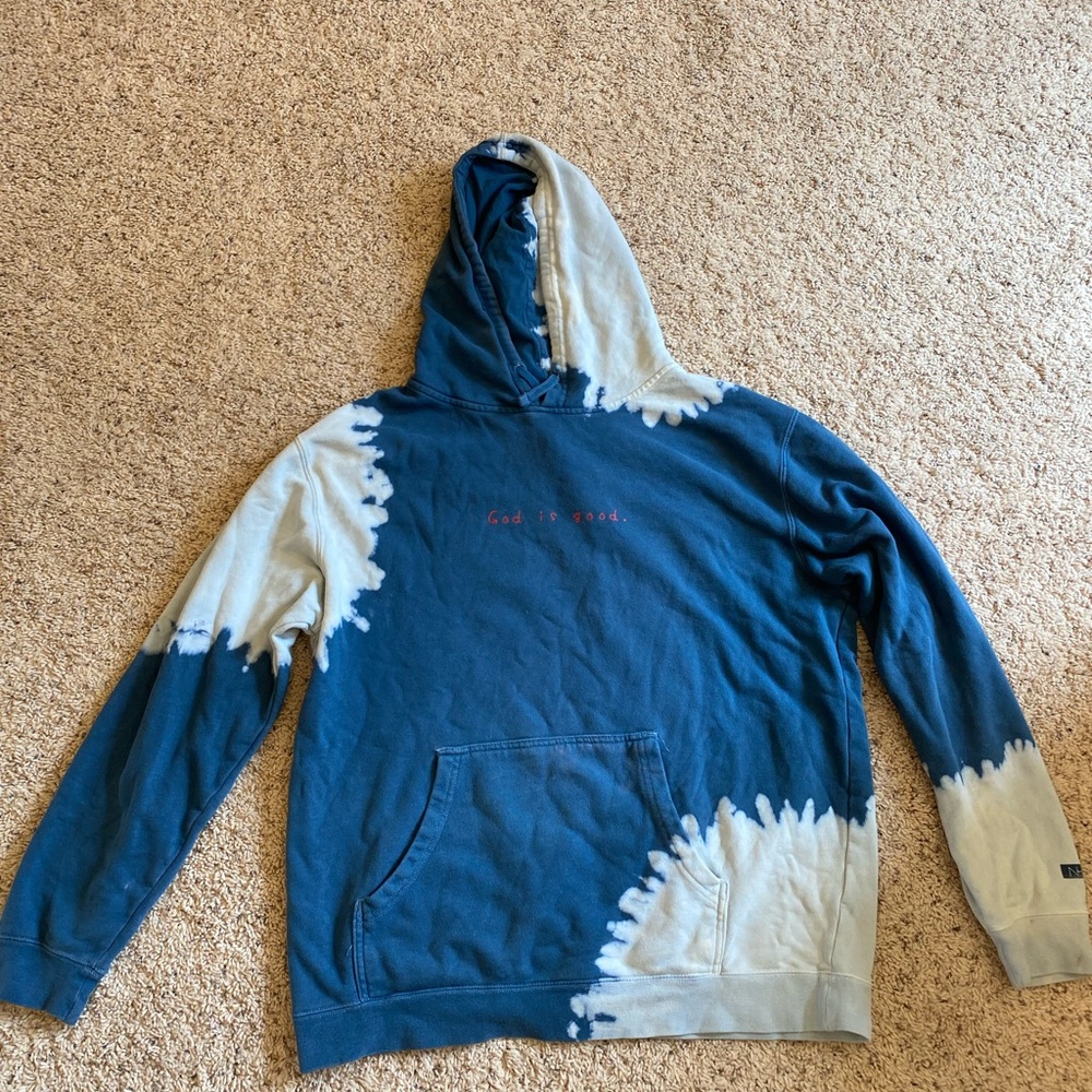 NiHm apparel tie-dye oversized hoodie- “God is Good”